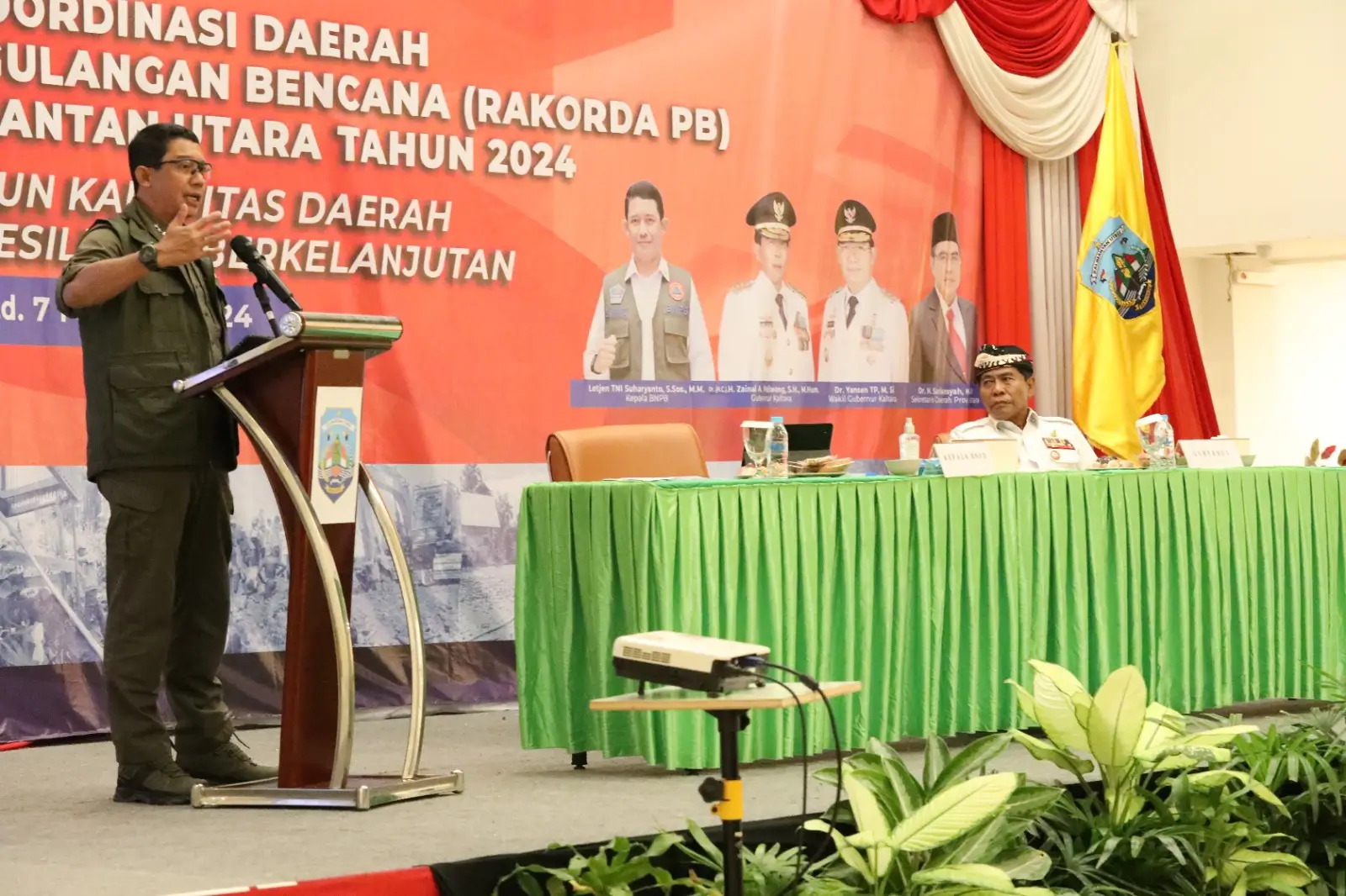 Kepala BNPB Berikan Arahan Dalam Rakor di Kalimantan Utara